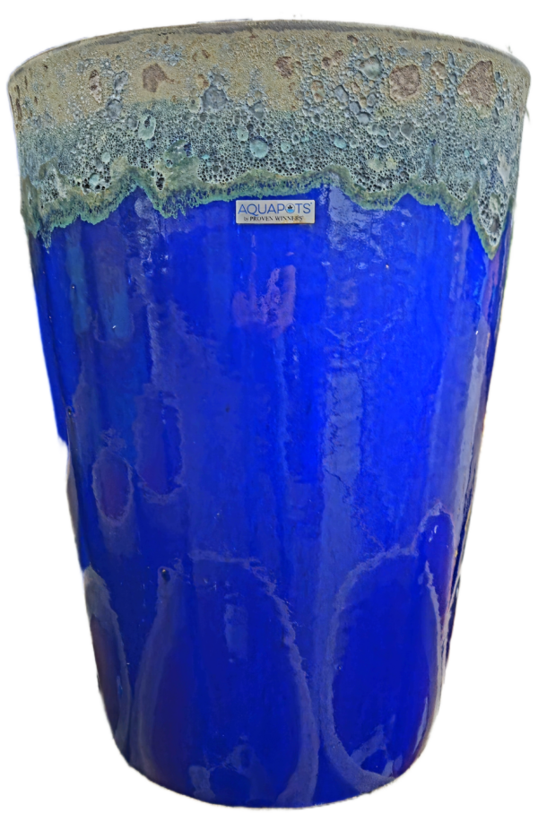 27” Tall Aquapot Vol Light Blue