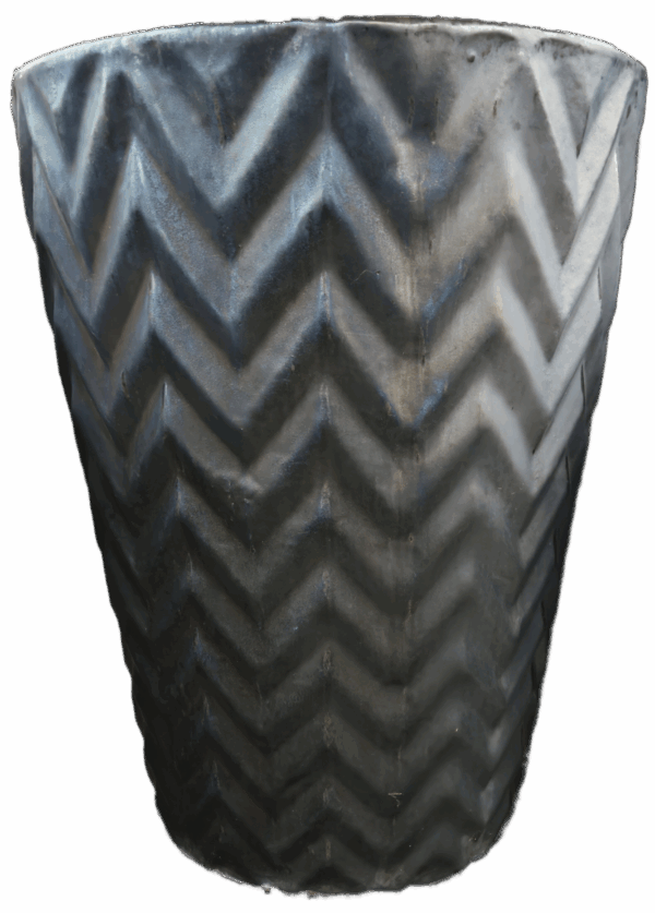 23.2" Tall Aquapot Matte Black