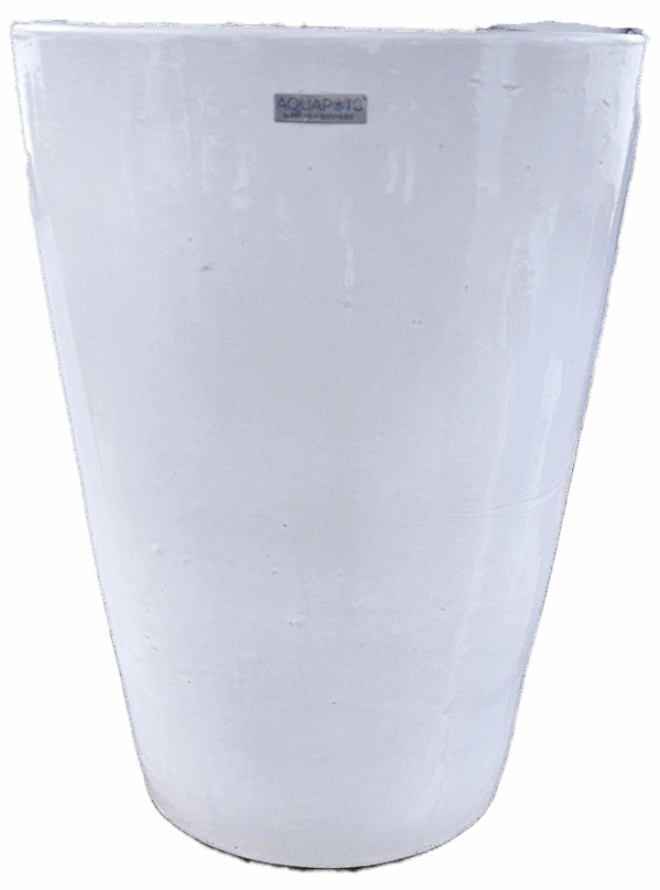 21" Aquapot White Smooth