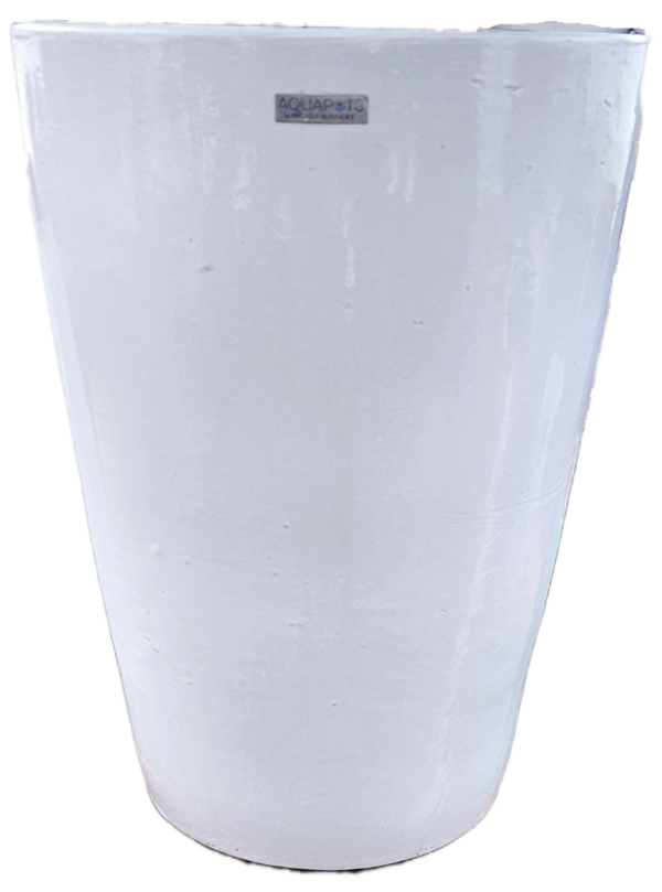 16" Aquapot White Smooth