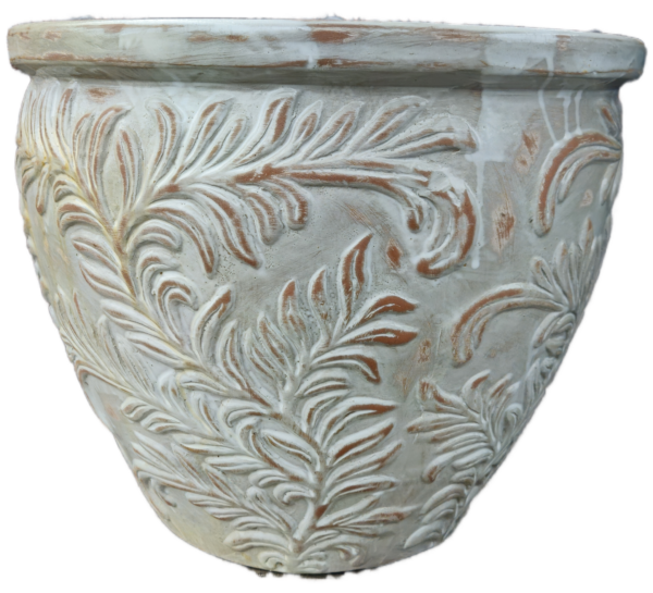 16" Aquapot Antique White